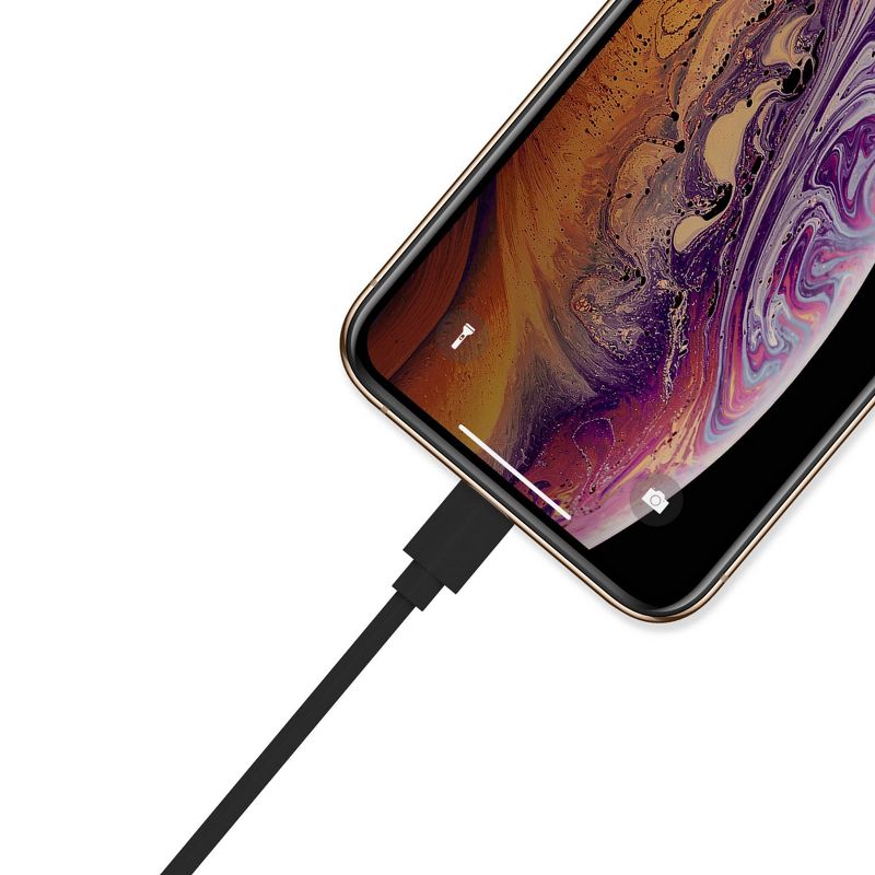 Just Wireless 3ft TPU Lightning to USB-A Cable - Black