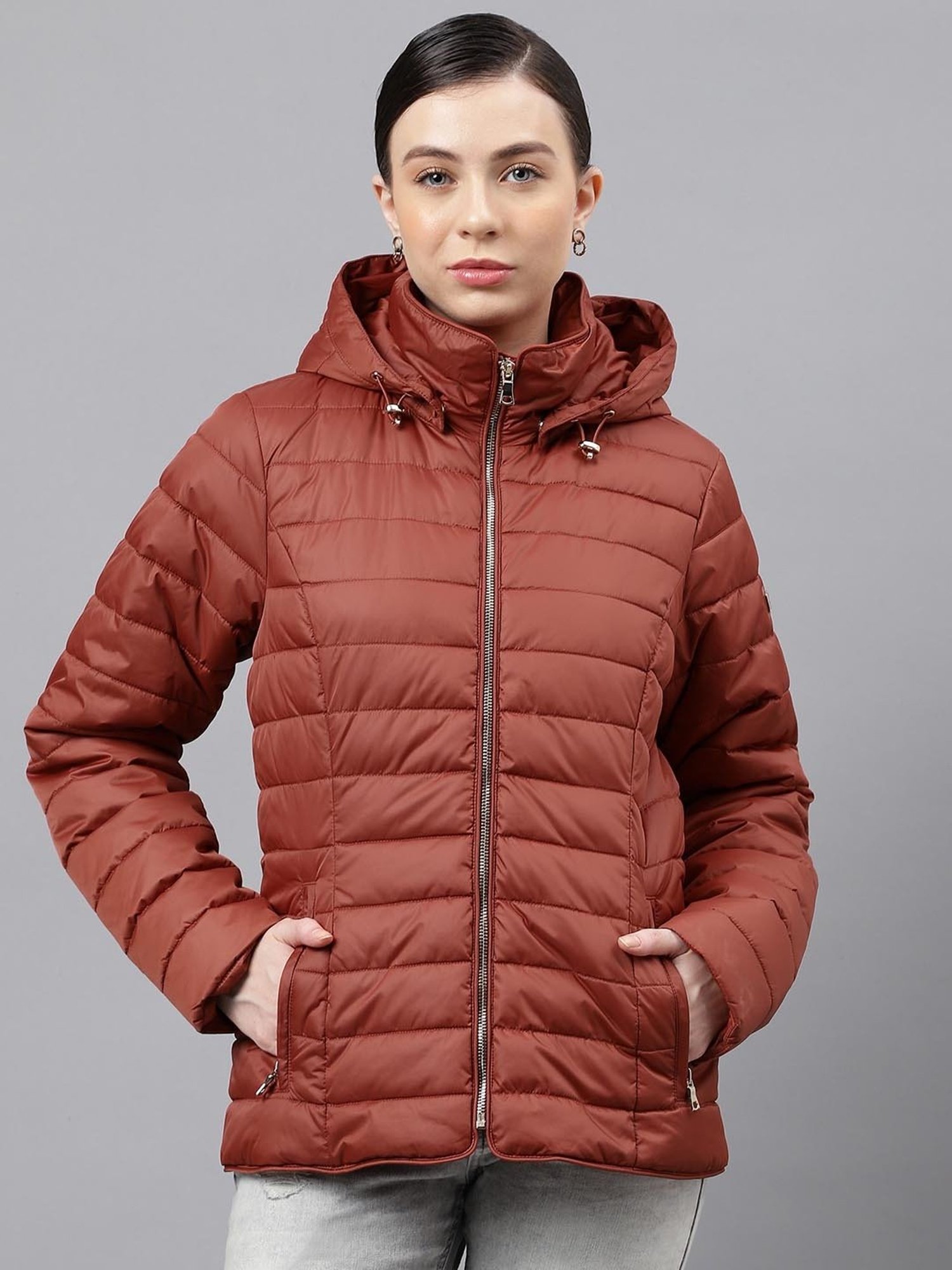 Woods Rust Quilted Jacket