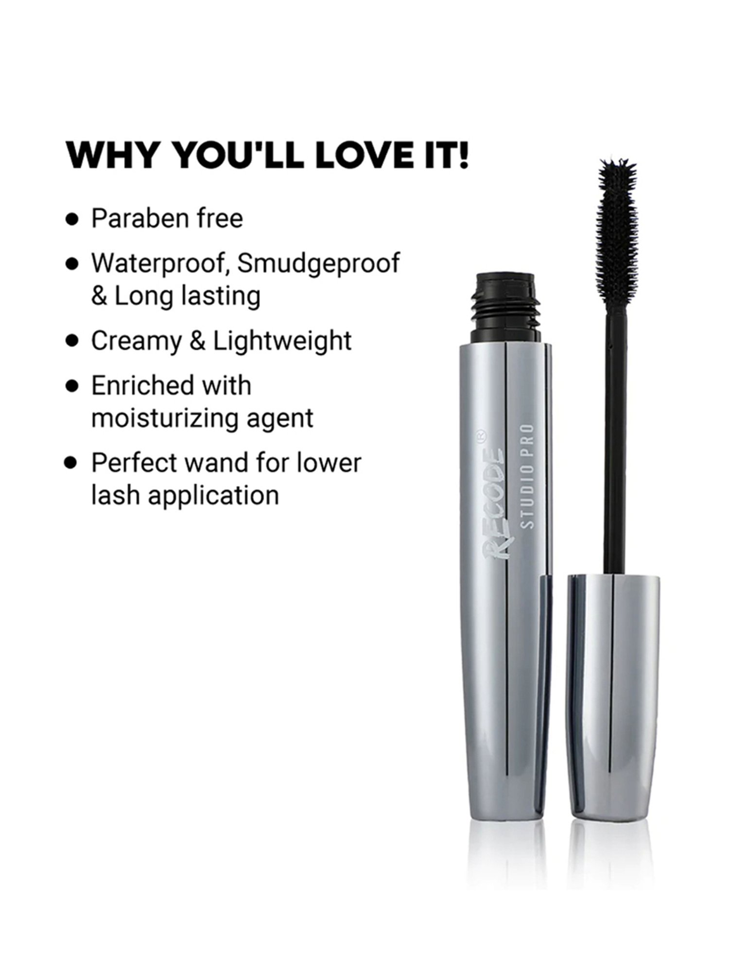 Recode Lush Looks Dense Volume & Super Defined Mascara - 8 ml