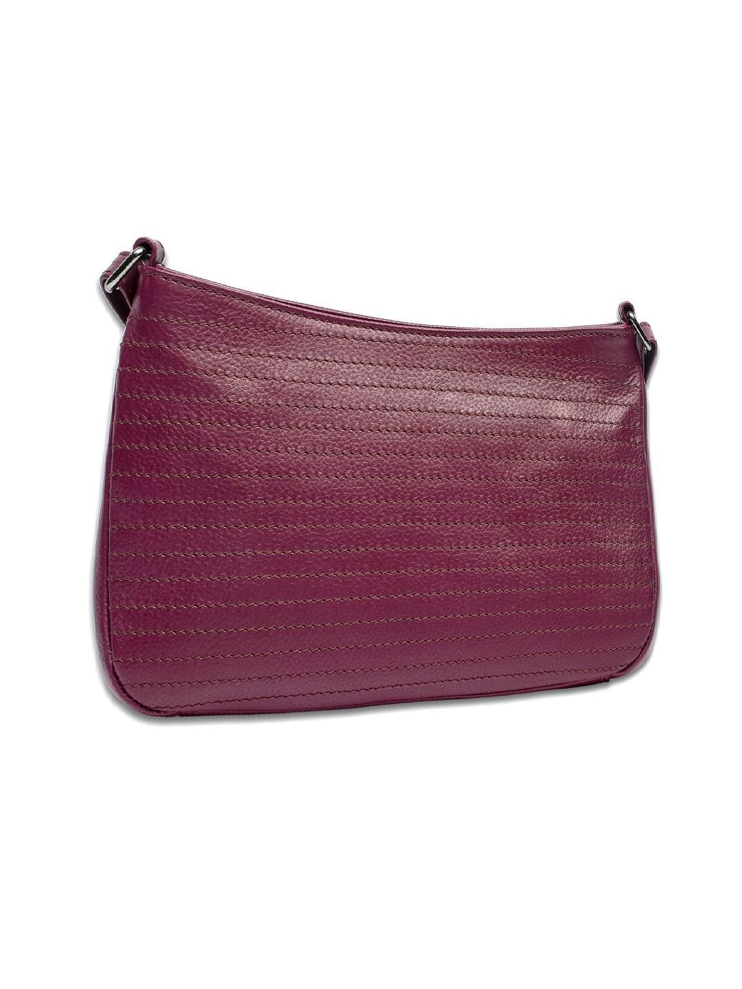 Mai Soli Missy Leather Purple Cross Body Bag