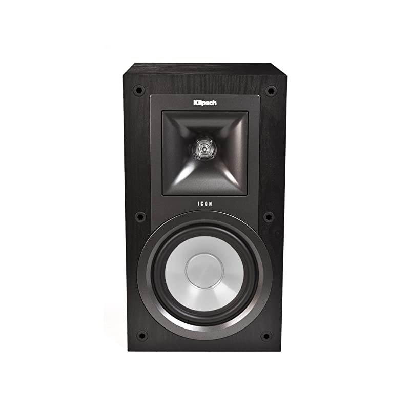 KB-15 Icon 5-1/4-Inch 2-Way Bookshelf Speakers (Black Ash, Set of 2)
