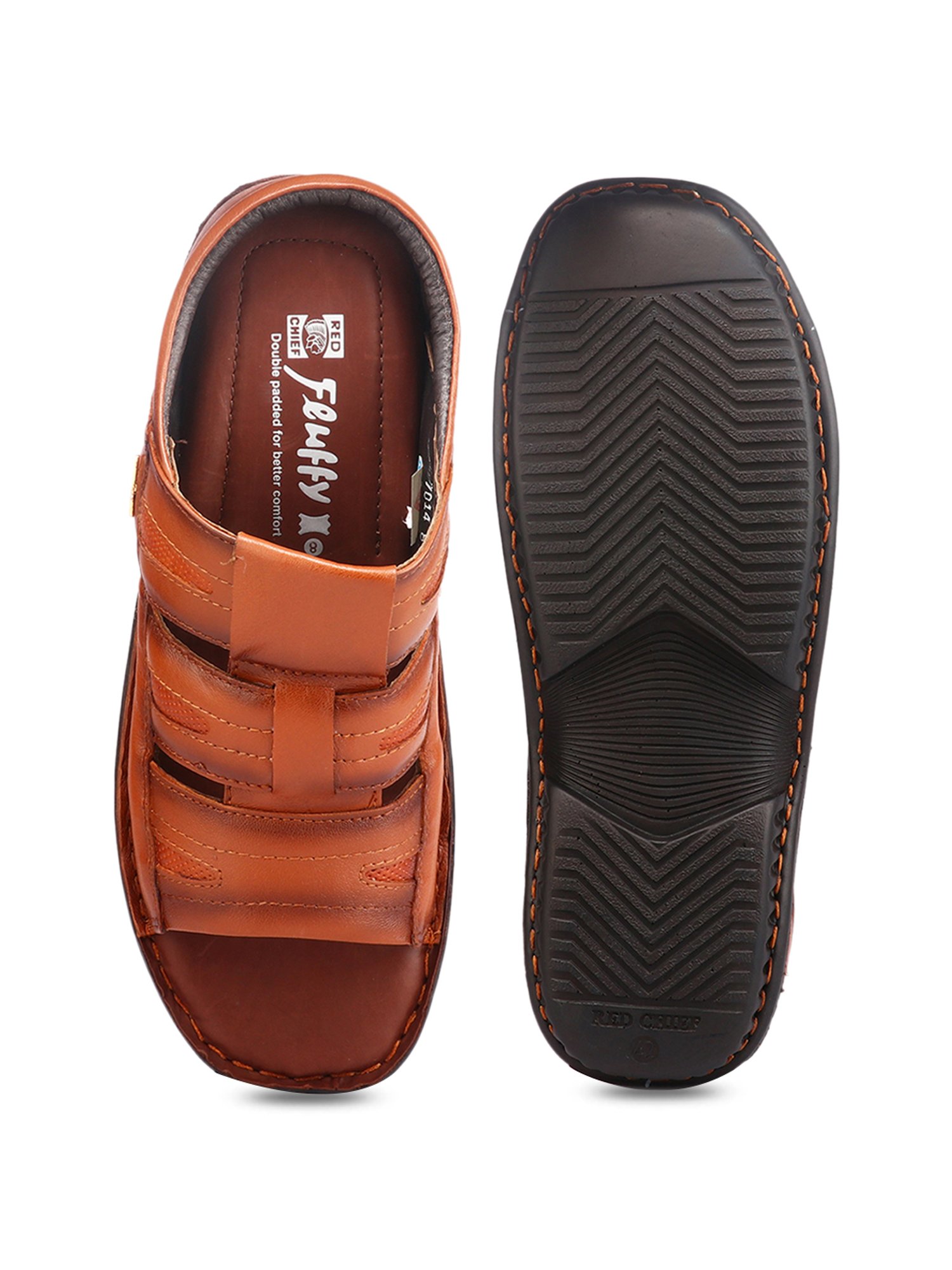 Red Chief Men's Tan Casual Sandals