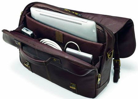 Samsonite Columbian Leather Flapover Laptop Case