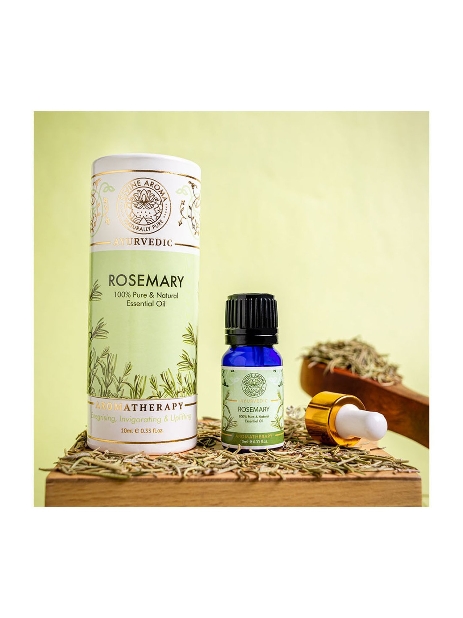 Divine Aroma Rosemary Essential Oil - 10 ml
