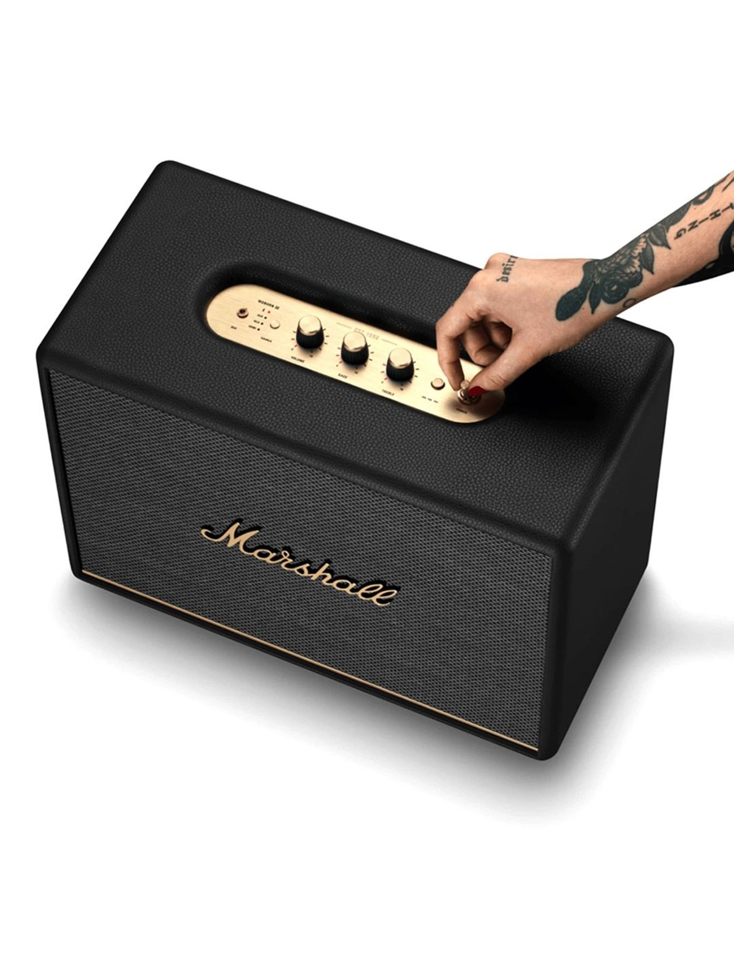 Marshall Woburn III Wireless Bluetooth Speaker (Black)