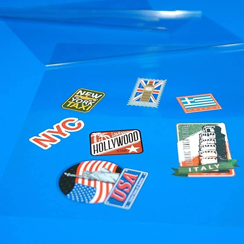 of 24, Self-Adhesive Laminating Sheets, Clear Letter Size (9 x 12 Inches), 4 mil Thickness