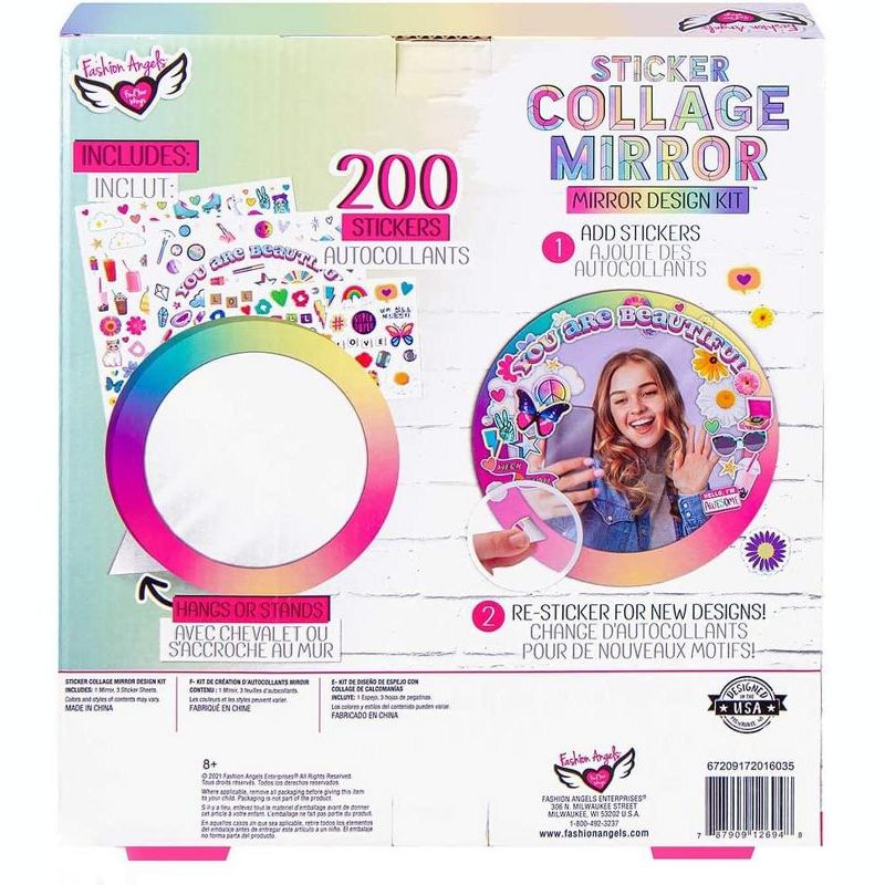 Fashion Angels Fashion Angels Sticker Collage Mirror Design Set