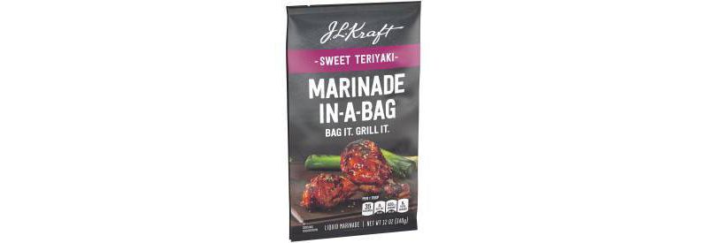 JL Kraft Marinade In-A-Bag - Sweet Teriyaki - 12oz