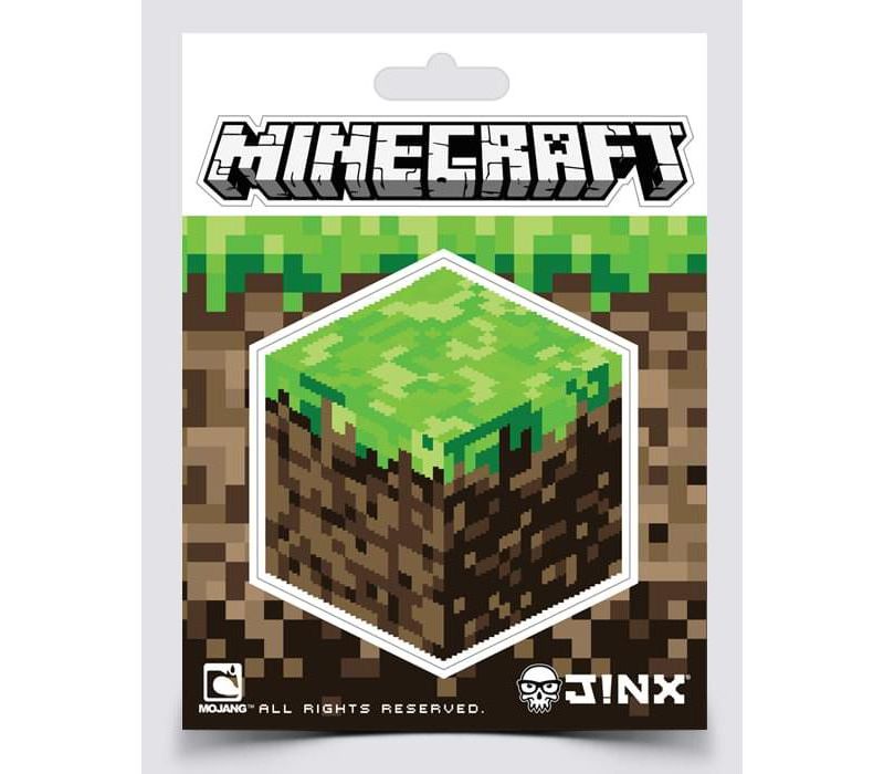 JINX Inc. Minecraft Dirt Block Sticker