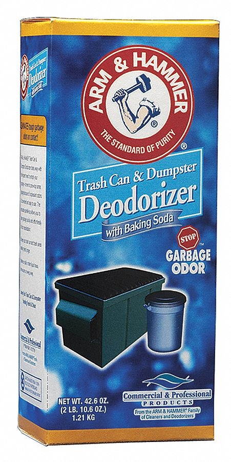 Arm & Hammer Trash Can & Dumpster Deodorizer Sprinkle Top Original Powder 42.6oz