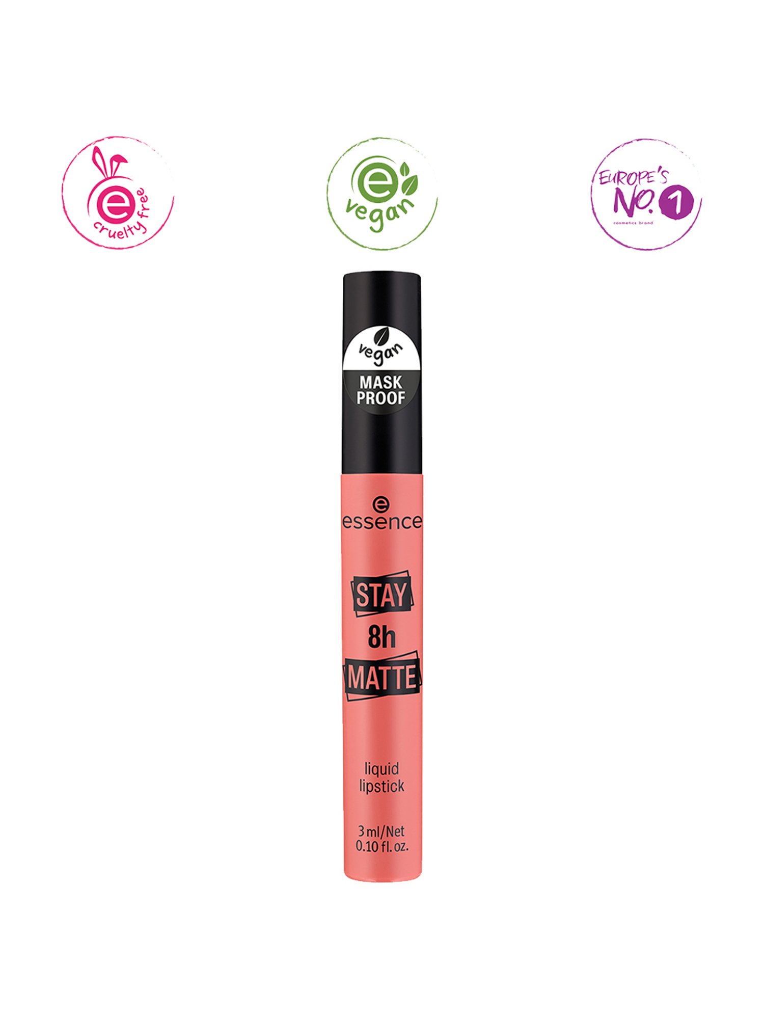 Essence Stay 8H Matte Liquid Lipstick 03 Down To Earth - 3 ml