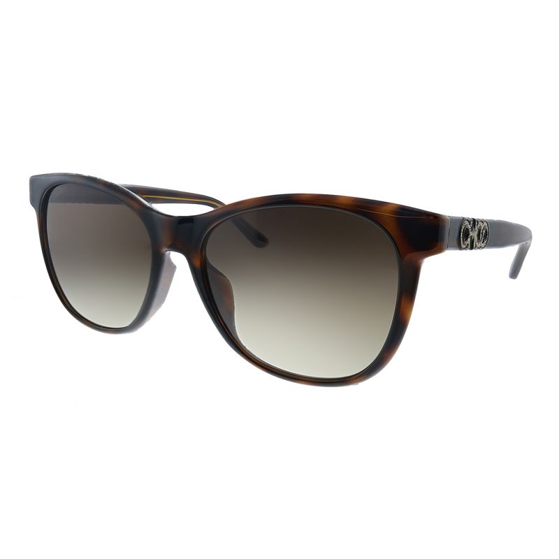 Jimmy Choo June/F/S 086 Womens Cat-Eye Sunglasses Dark Havana 56mm