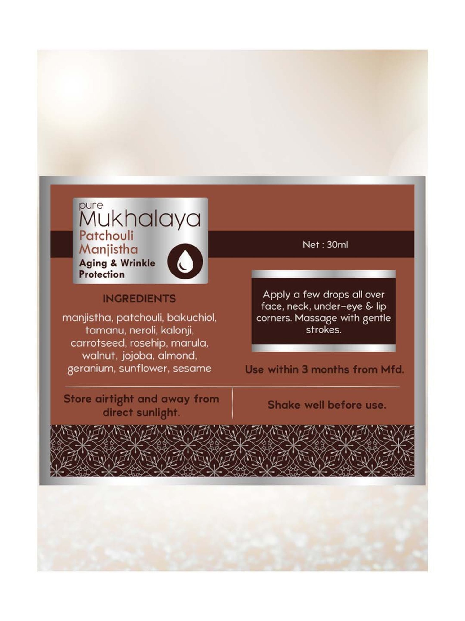 Nat Habit Pure Patchouli Manjistha Mukhalaya - 30 ml