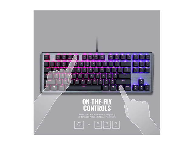 Glorious Modular Mechanical Gaming Keyboard (GMMK)- Barebone Edition (DIY Assembly Required) (Full Size, Black) + Glorious Black Aura Keycaps (Bundle)