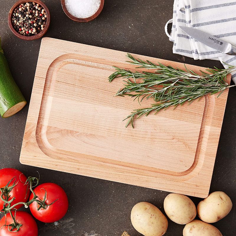 John Boos 209 Chop-N-Slice Maple Hardwood Reversible Kitchen Cutting Board with Board Maintenance Mystery Oil 3 Pack