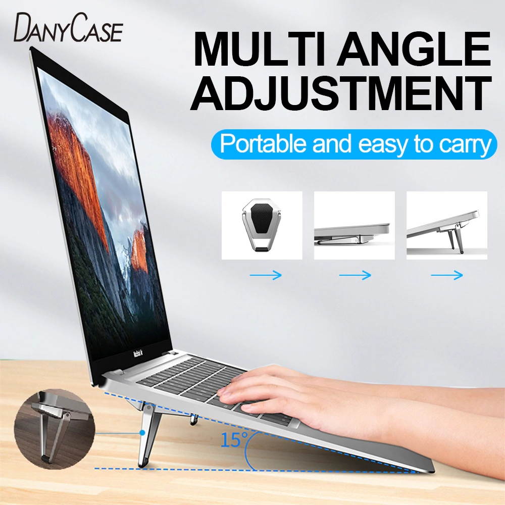 2PCS Computer stand laptop stand suitable for Macbook Pro Air DELL accessories metal foldable laptop stand base
