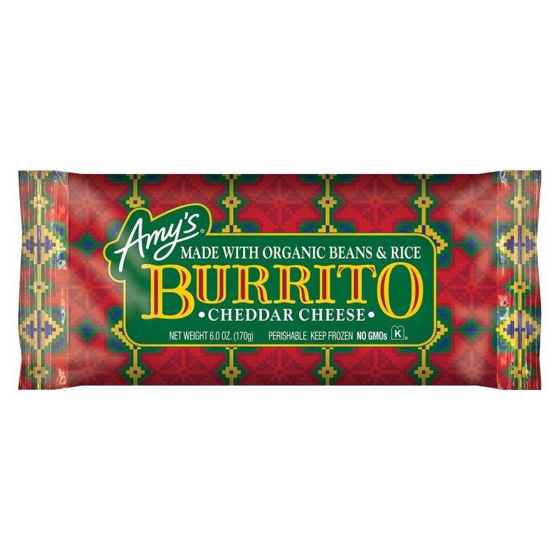 Amy's Bean and Cheese Frozen Burrito - 6oz