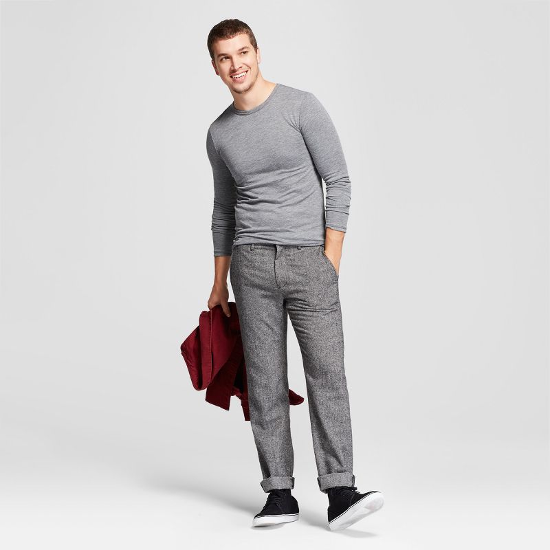 Men's Straight Fit Trousers - Goodfellow & Co™ Gray  36x32