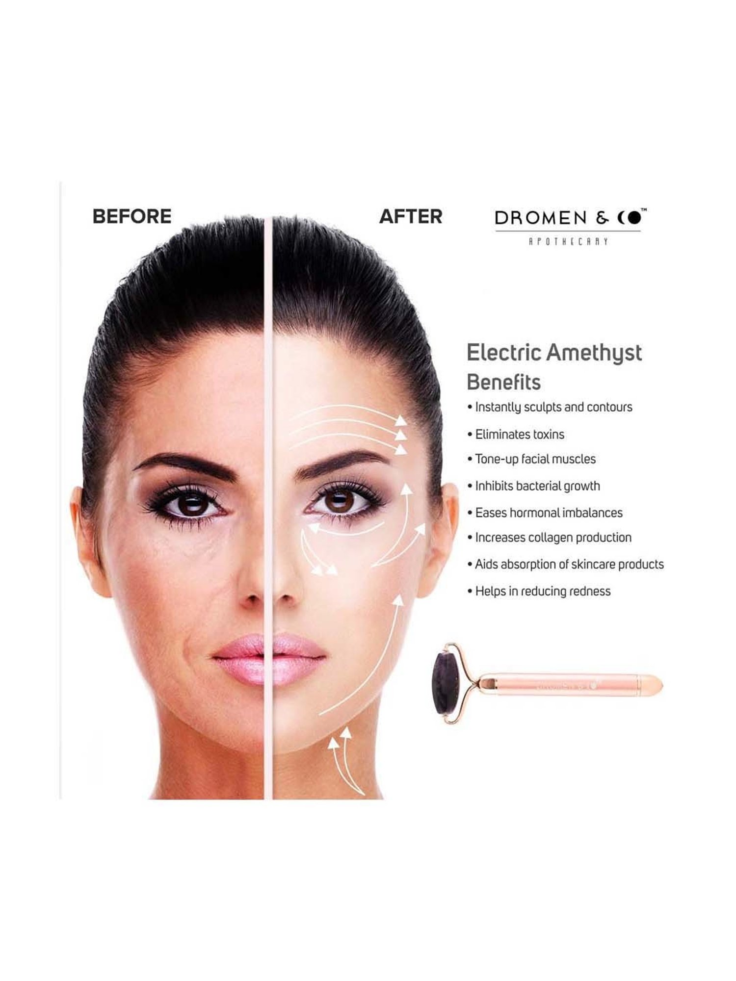 HofB- House of Beauty Quartz Roller - 1 Pc