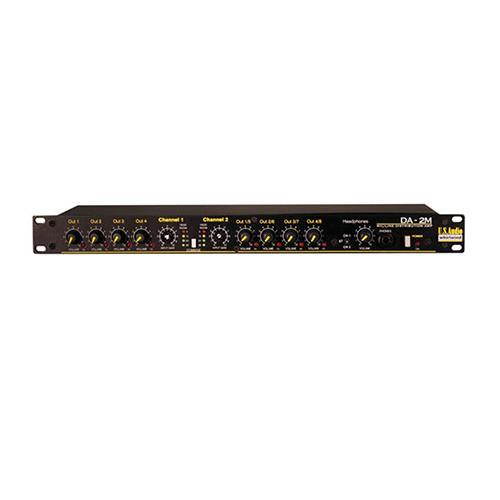 Whirlwind DA-2M 1 RU 2-Channel Analog Audio Distribution Amplifier #DA2M
