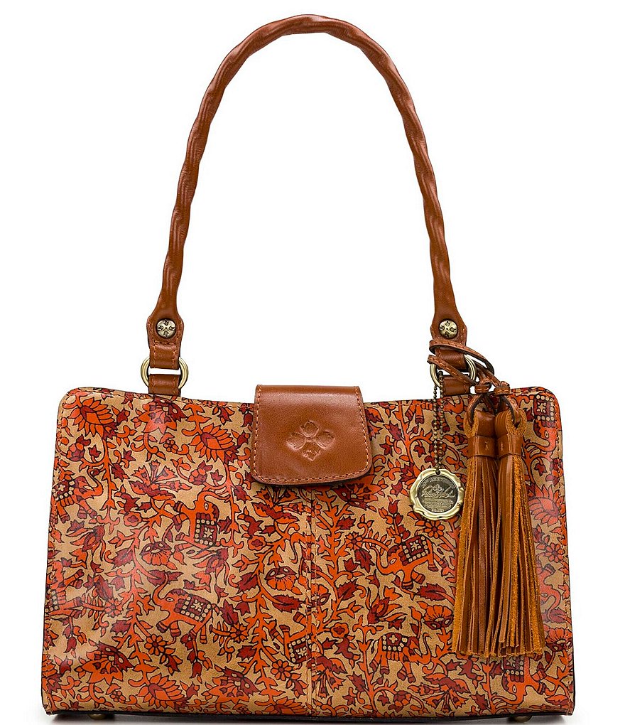 Patricia Nash Boho India Collection Rienzo Floral Satchel Bag