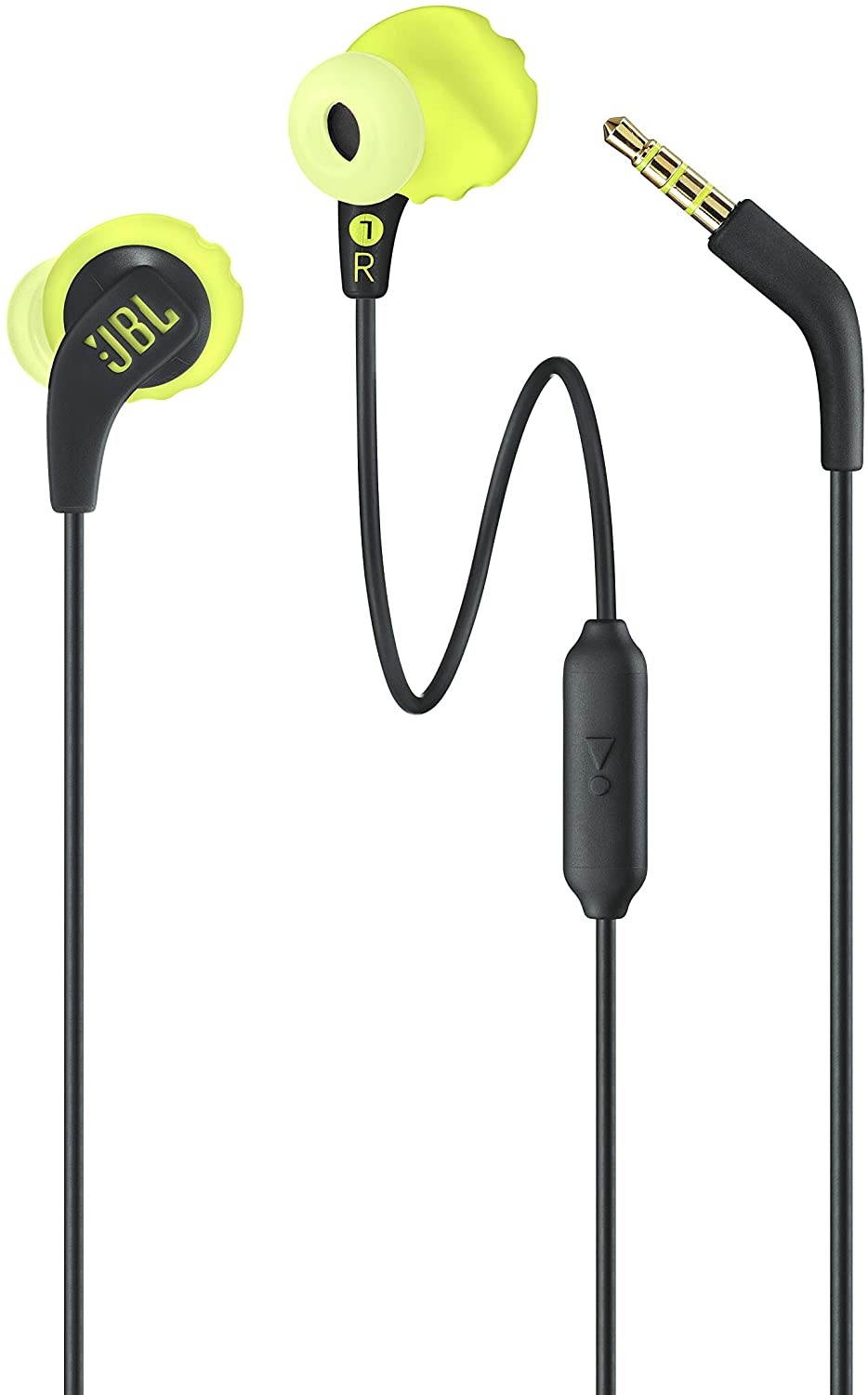 JBL Endurance RUN - Wired Sport In-Ear Headphones - Yellow