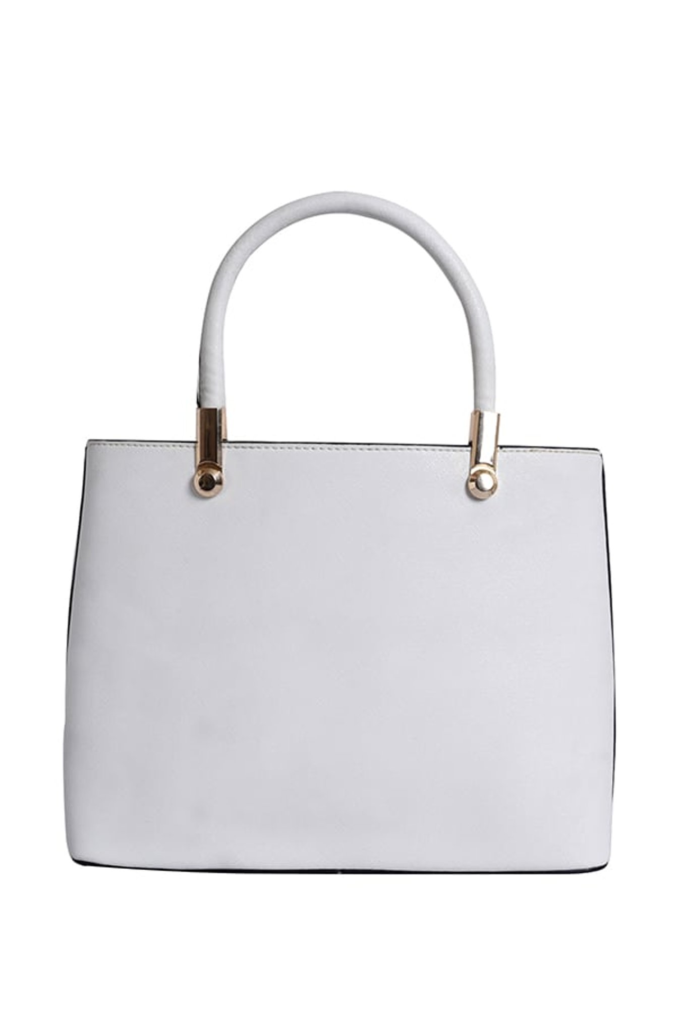 Lino Perros White Solid Handbag