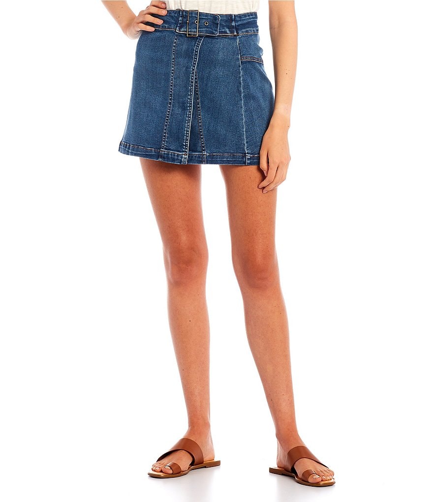 June & Hudson Side Slit Maxi Skirt