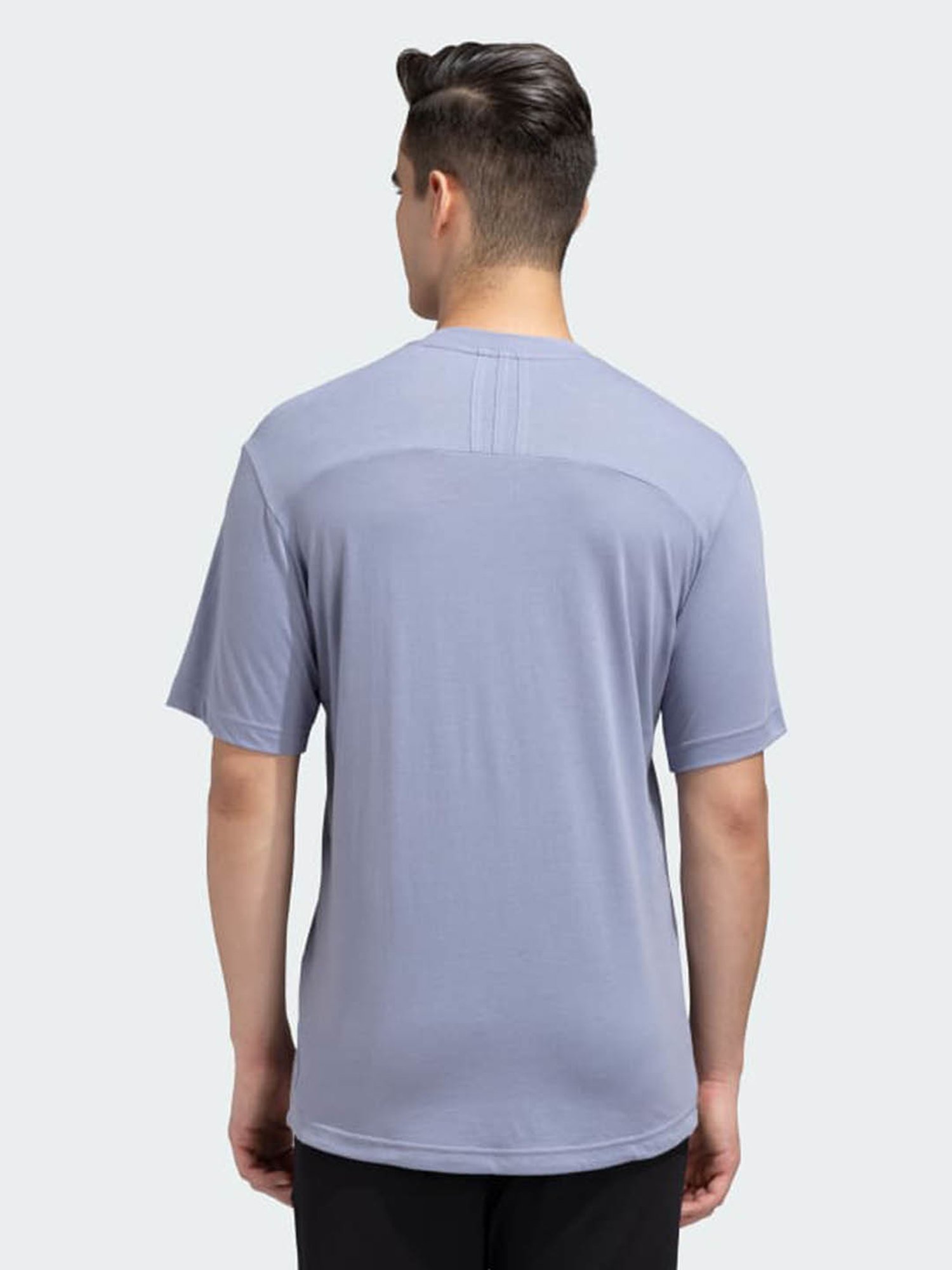 Adidas Purple Regular Fit Sports T-Shirt