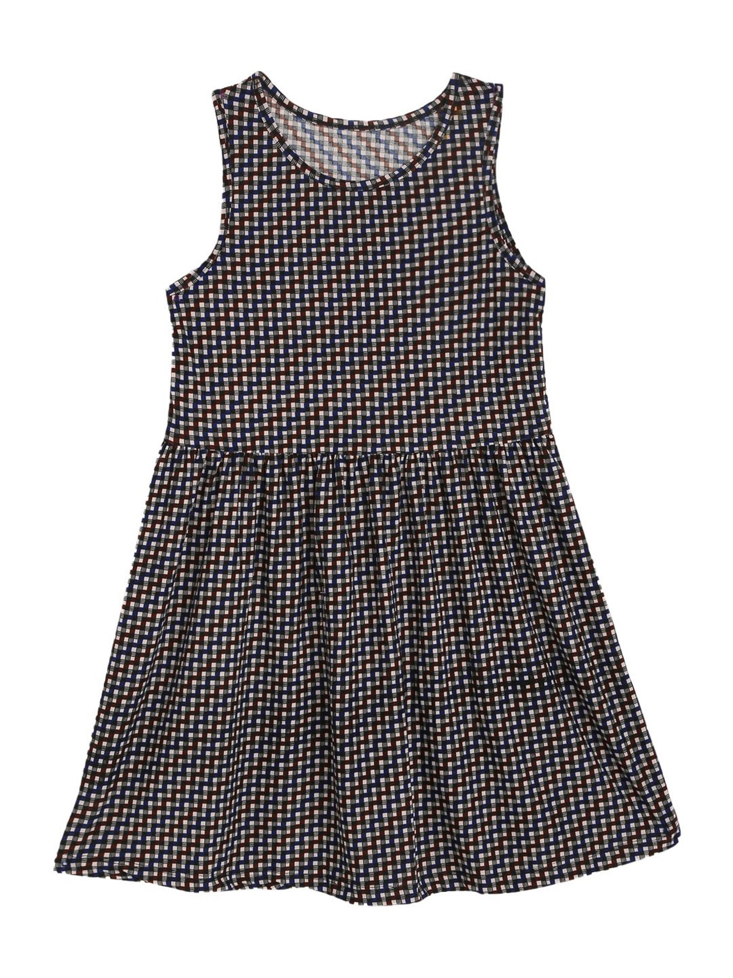 Kids Craft Navy Floral Print Dress