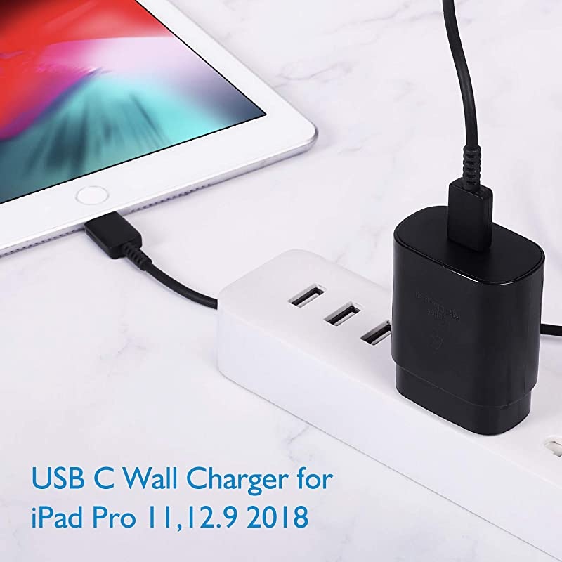 C Charger25W PD Wall Charger Fast Charging for Samsung Galaxy S20S10 5G Note 10Note 10 PlusS9 S8 S10eiPad Pro 12911Google Pixel 3a 4 3 2Pixel 2 XL 3XL 4XL and 33 ft Type C Cable