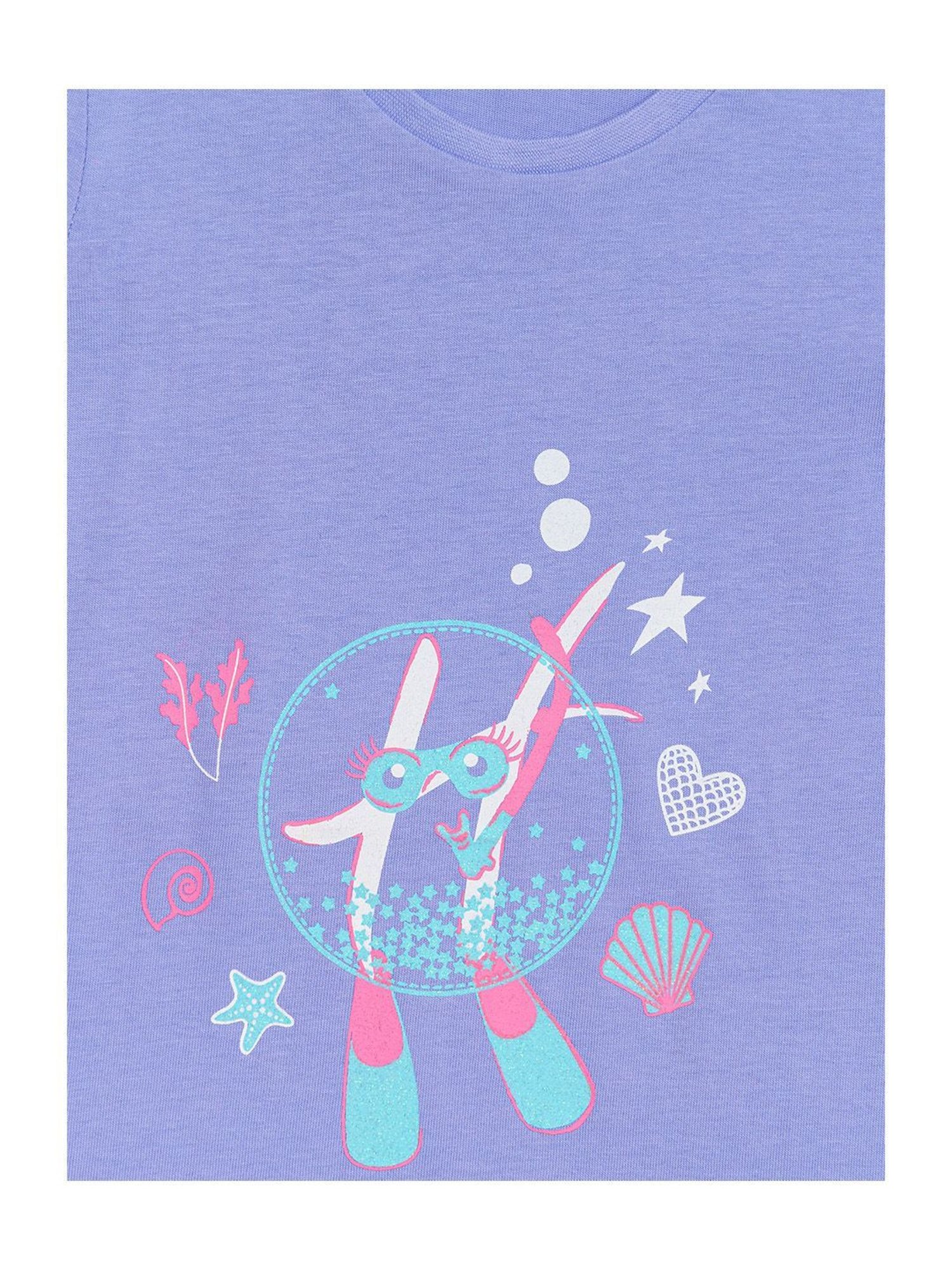 H by Hamleys Kids Purple Printed T-Shirt