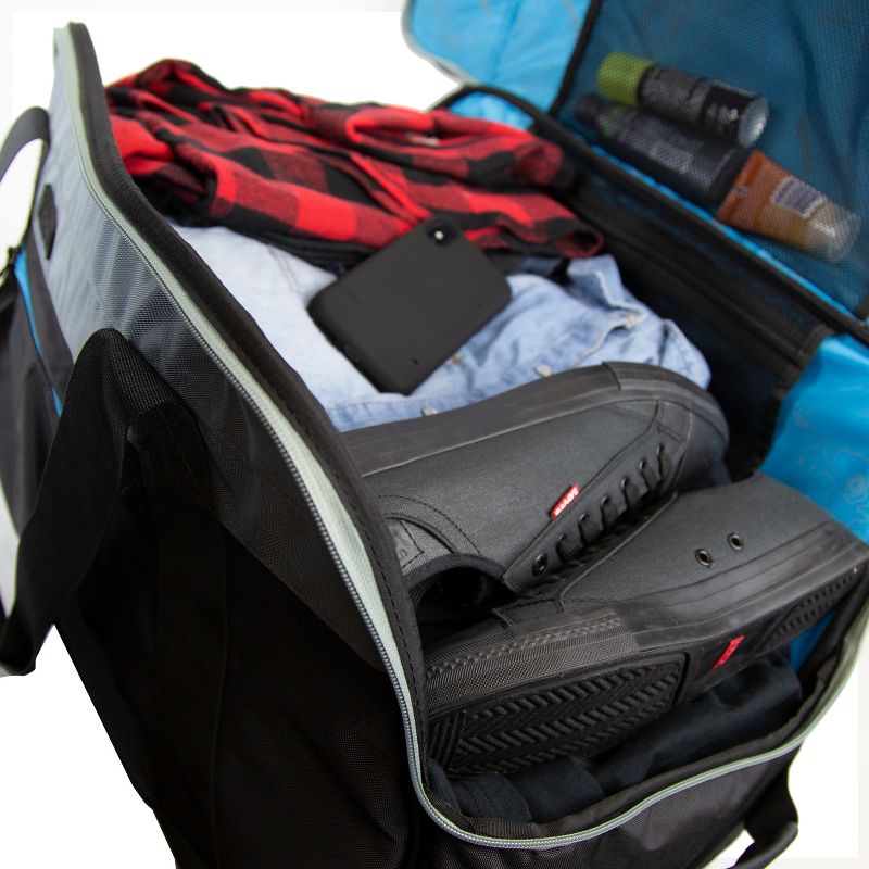 BONDKA 24" Duffel Bag - Gray/Black