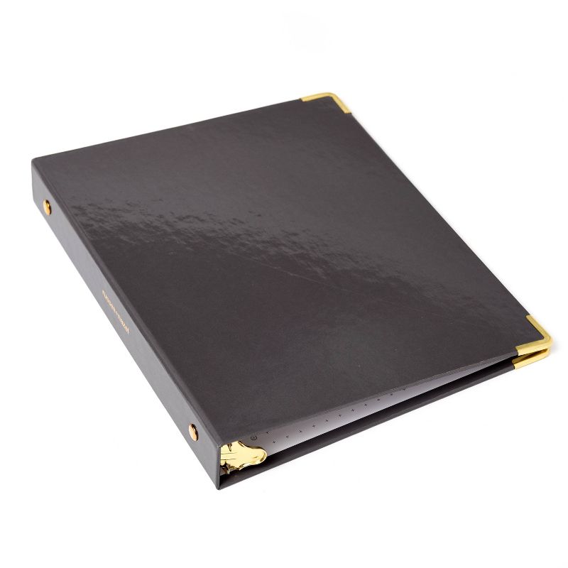 Russell+Hazel Charcoal Patent Mini Binder