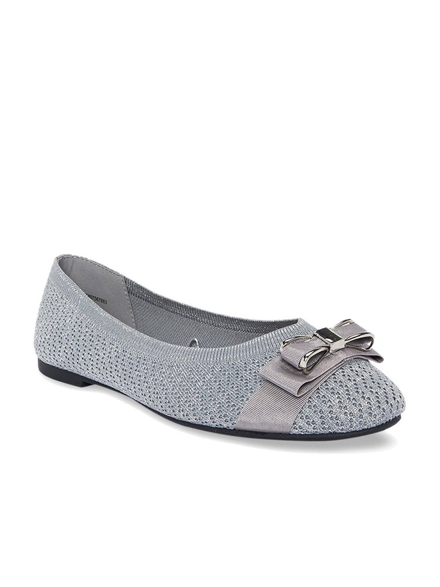 Forever Glam by Pantaloons Women's Grey Flat Ballets