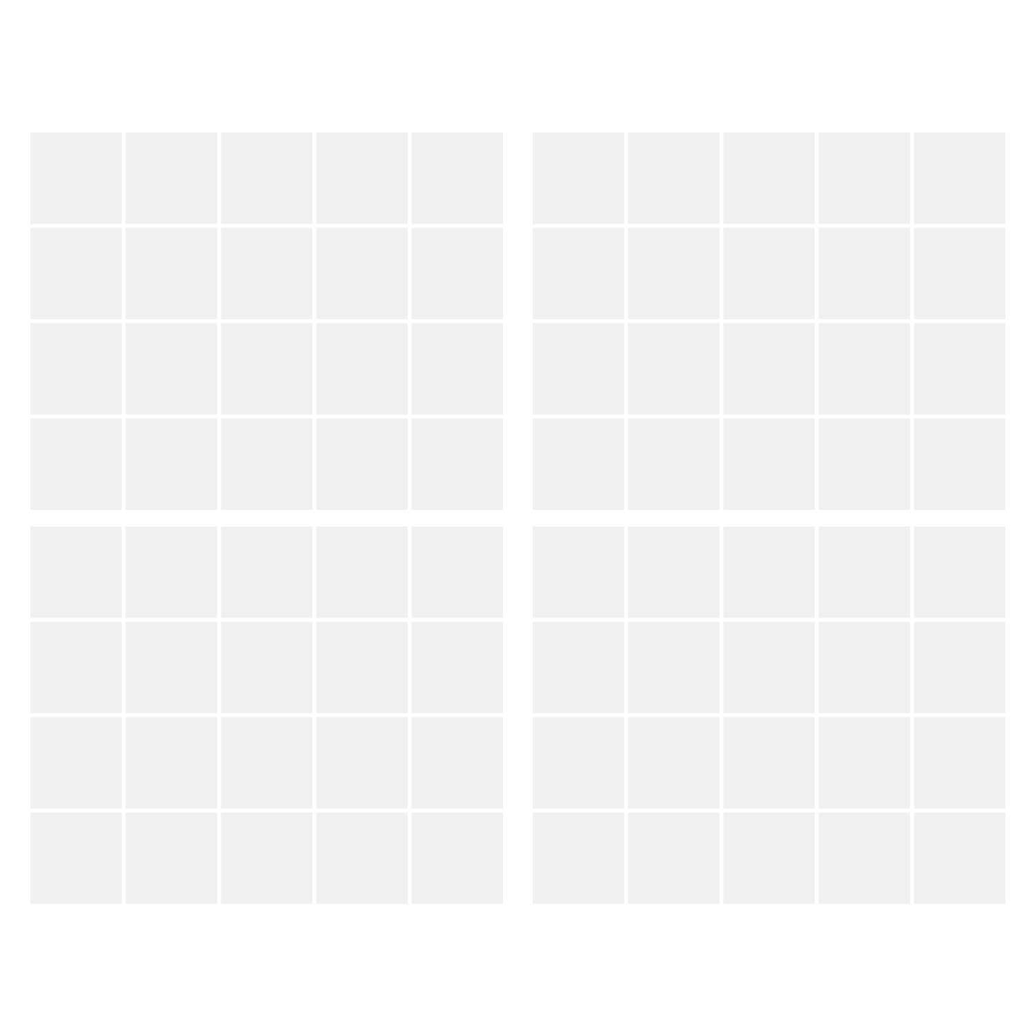 LiteMark 5.5 Inch Golden Yellow Square Decals - Pack of 8