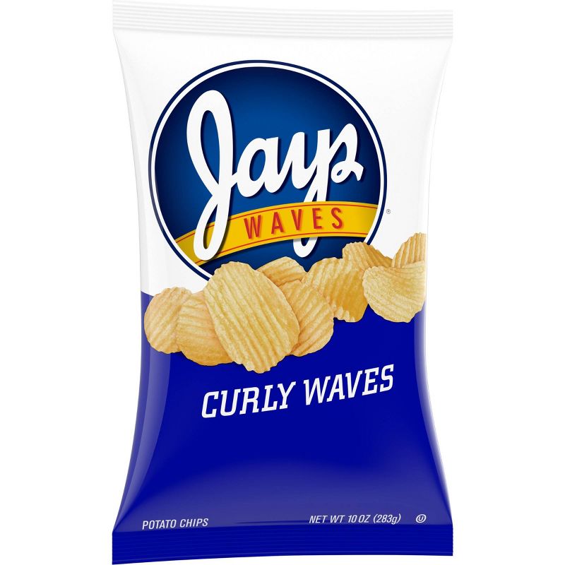 Jays Curly Waves Potato Chips - 10oz