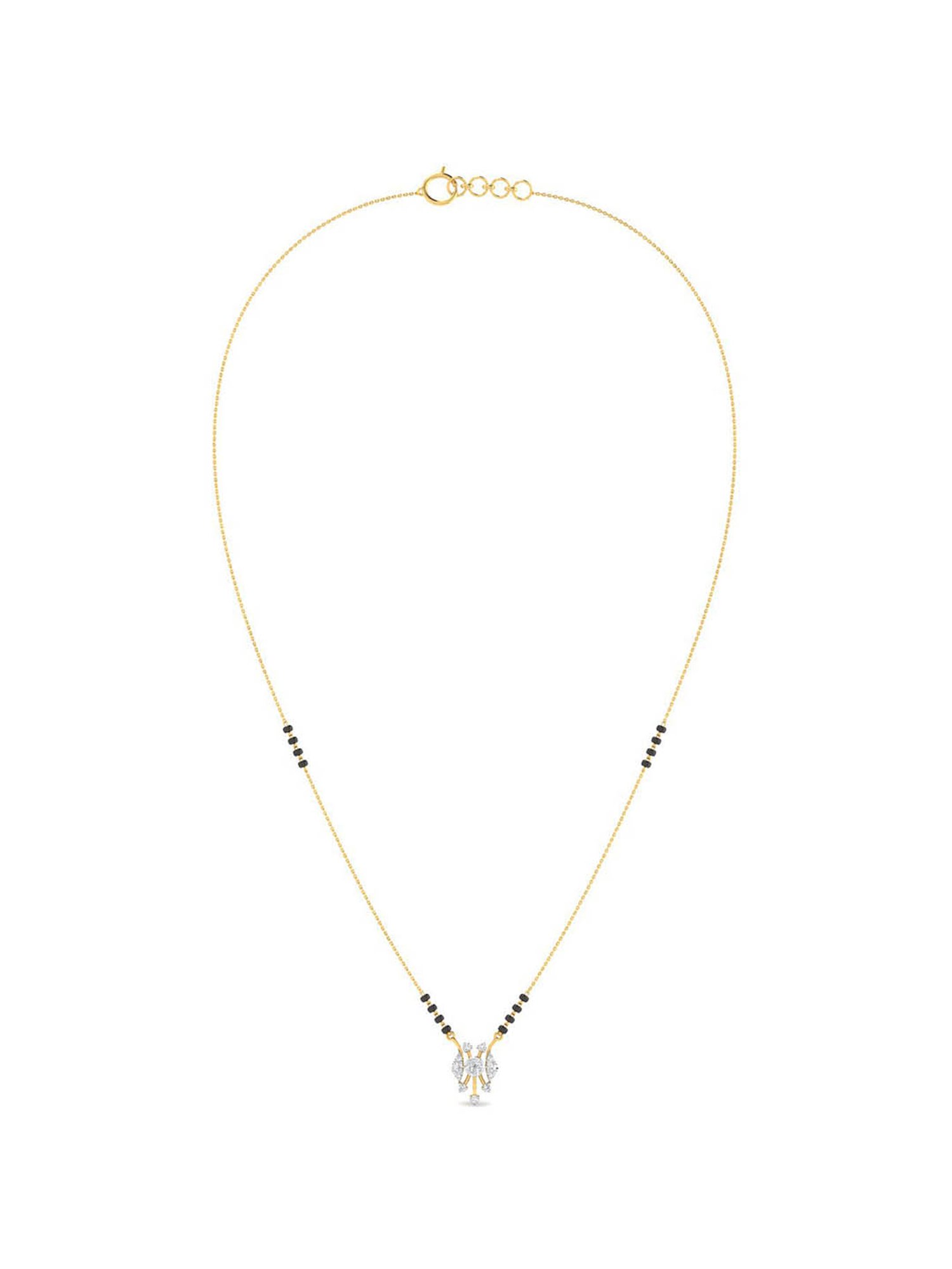 Waman Hari Pethe Jewellers 18k Gold & Diamond Mangalsutra for Women