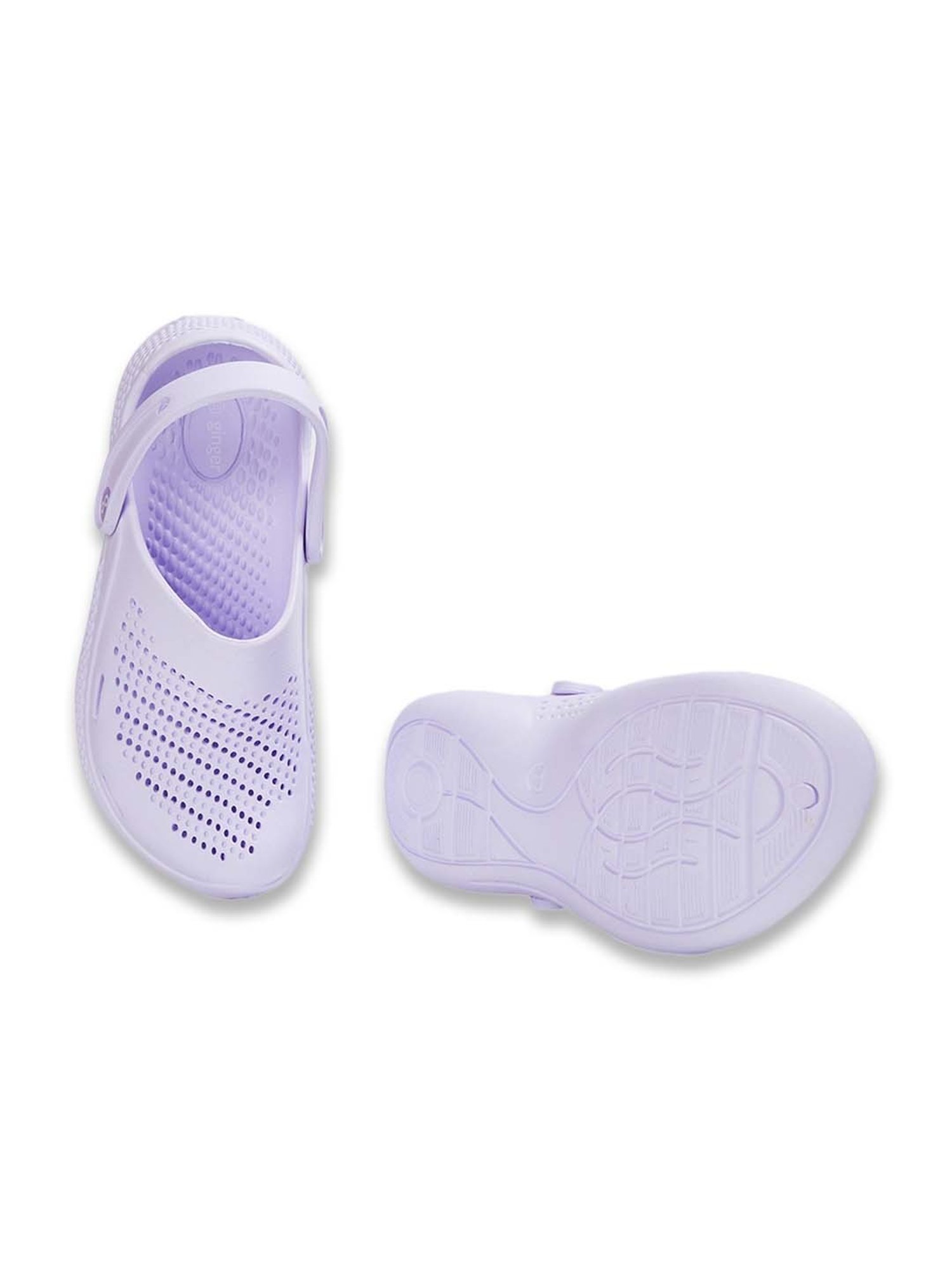 Ginger by Lifestyle Women's Lilac Back Strap Clogs