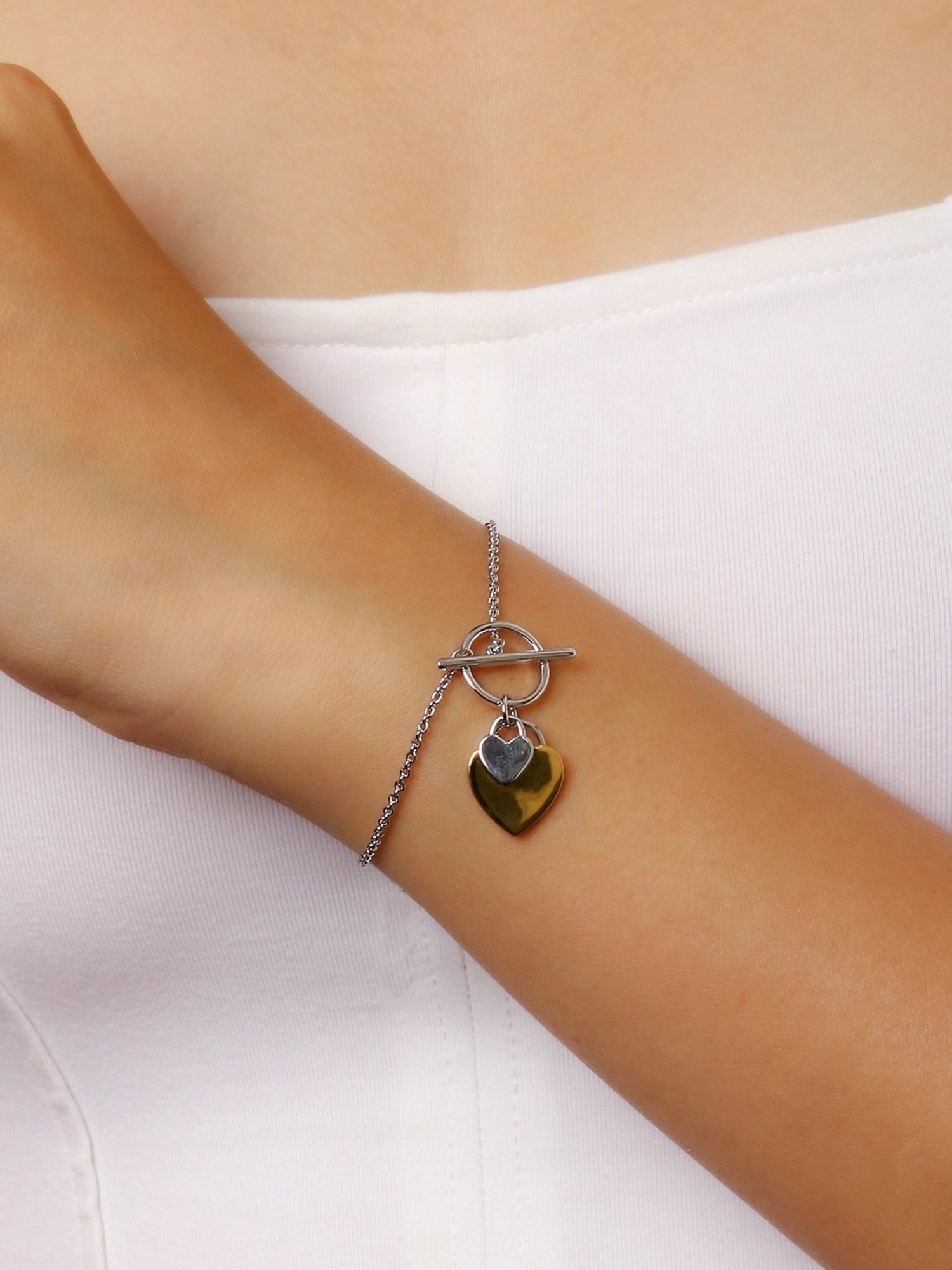 Clara Enzo 92.5 Sterling Silver Swarovski Zirconia Bracelet