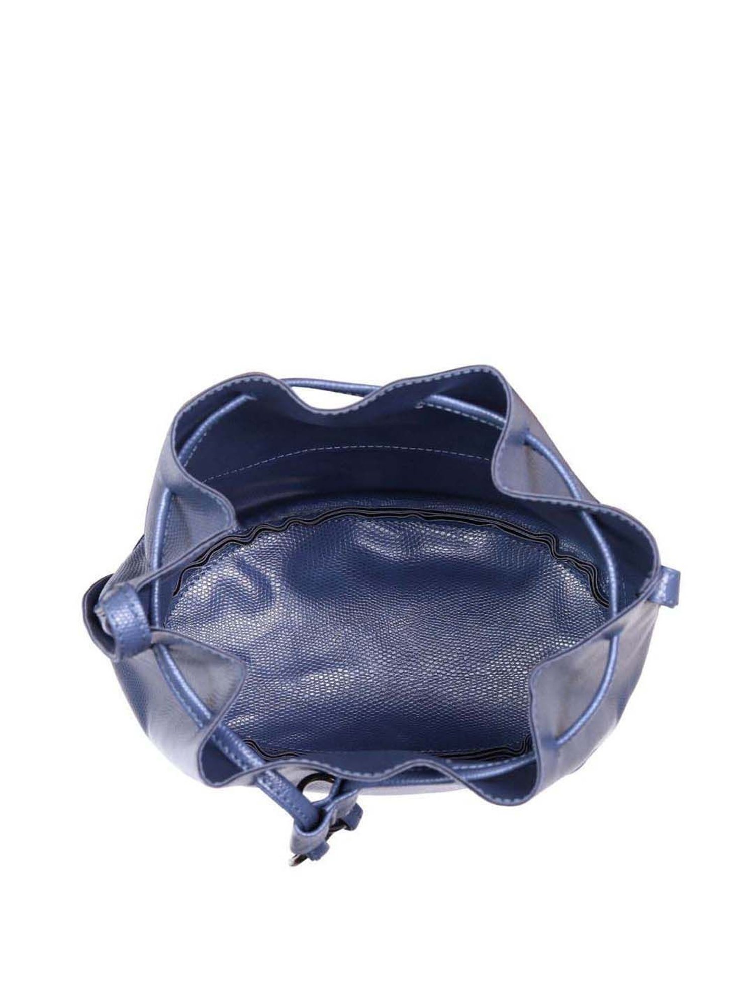 Toteteca Blue Textured Medium Sling Handbag