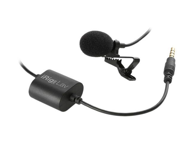 IK Multimedia iRig Mic Lav compact lavalier microphone for smartphones and tablets