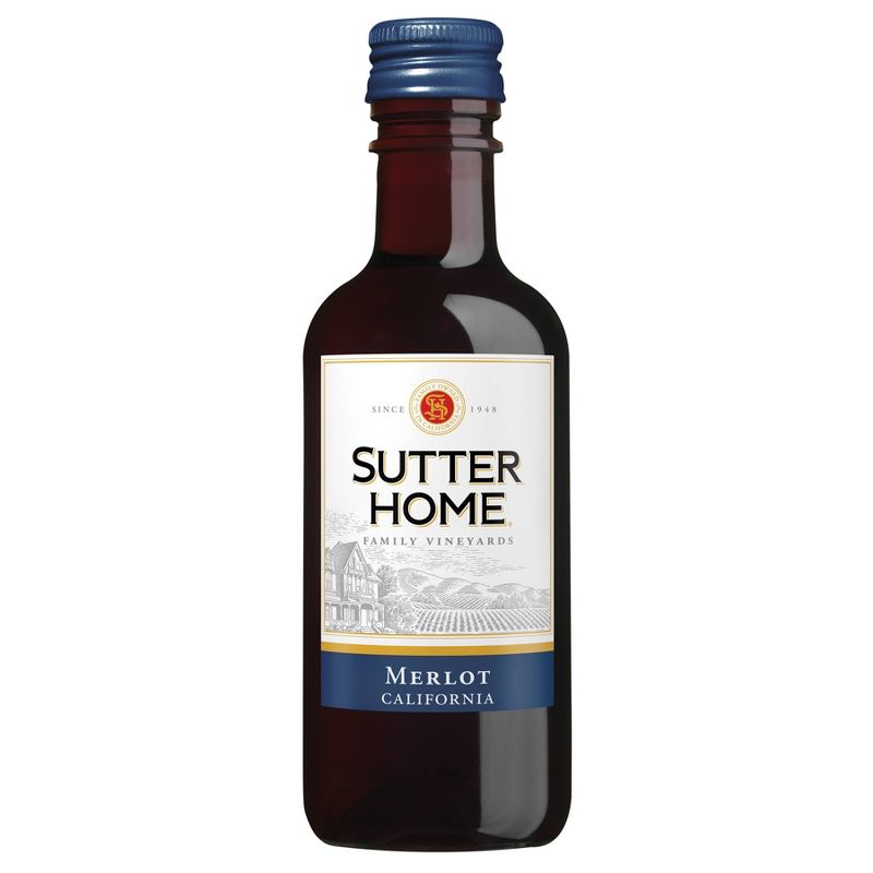 Sutter Home Merlot Red Wine - 4pk/187ml Bottles