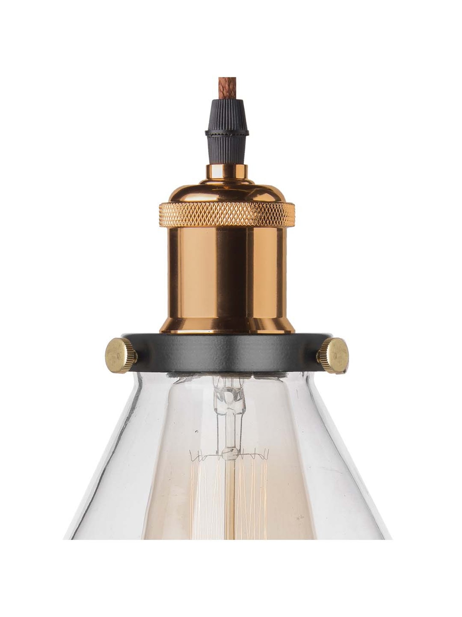 16" Glass/Metal Jasmine Tiffany Style Semi Flush Mount (Includes Energy Efficient Light Bulb) Cream - JONATHAN Y