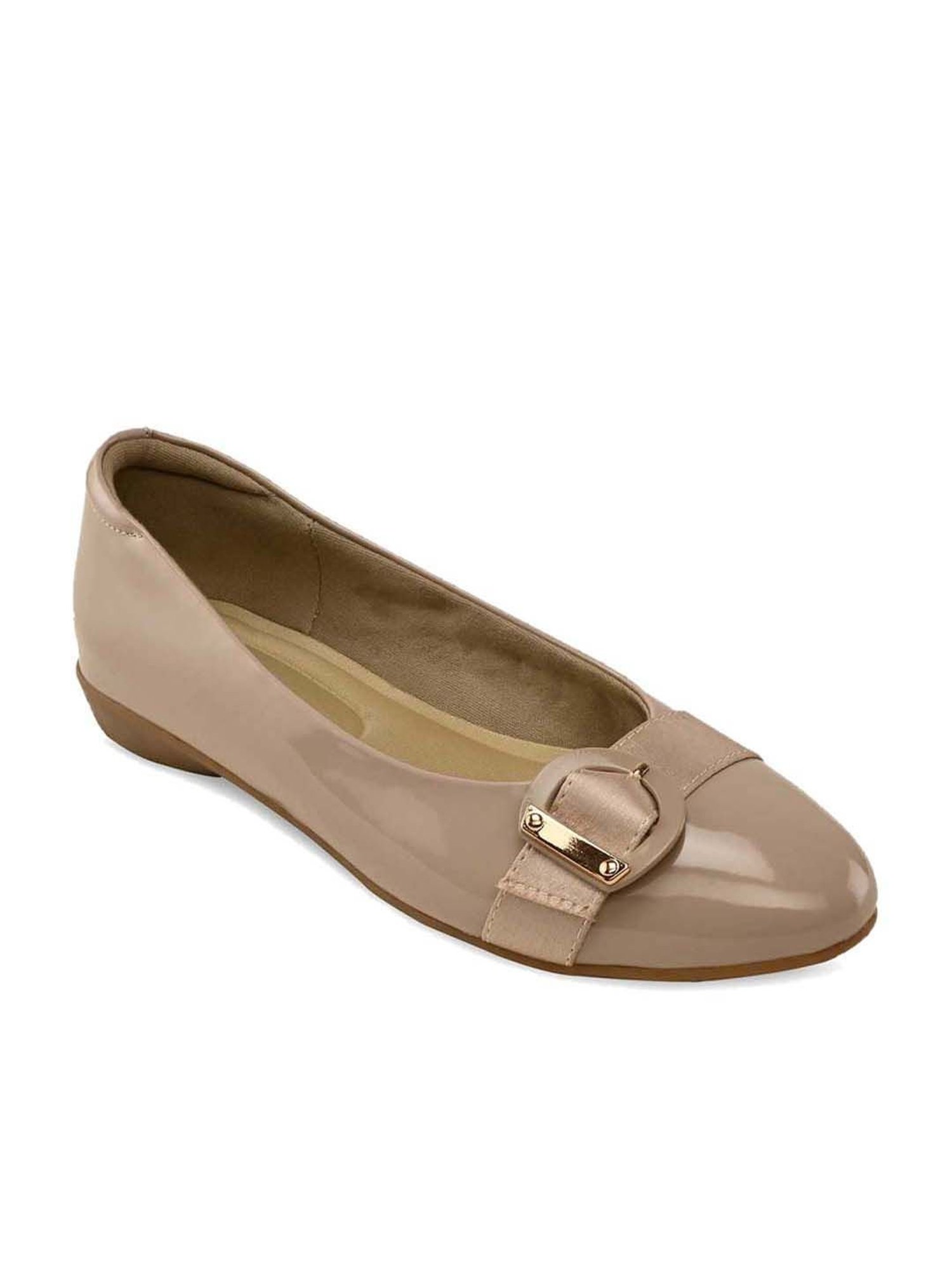 Rocia by Regal Women's Beige Flat Ballets