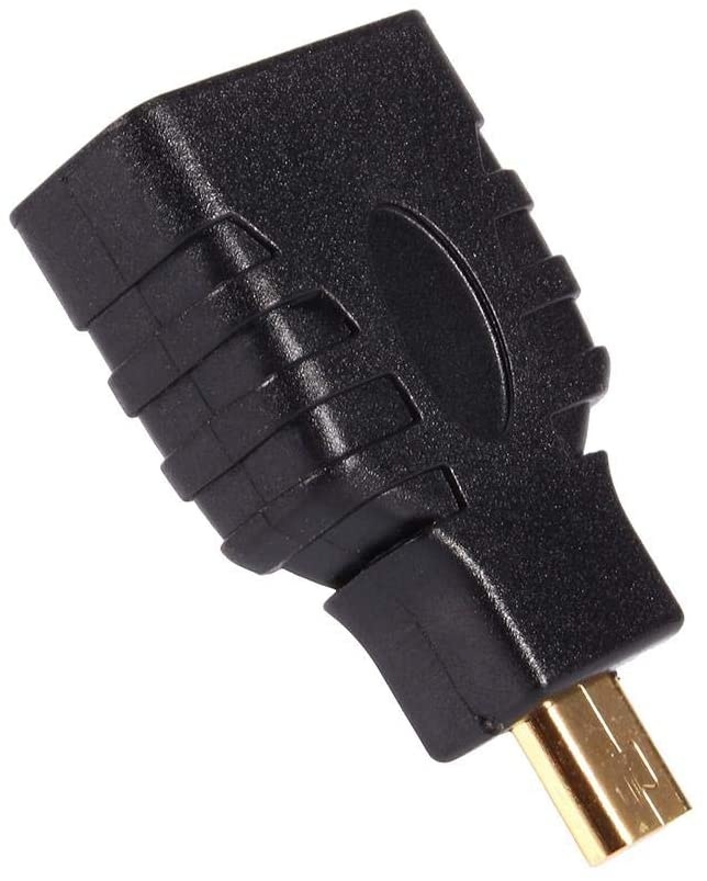 Zerone Micro HDMI to HDMI Audio Video Converter Scaler Adapter with USB Power Cable for HDTV DVD Smartphone