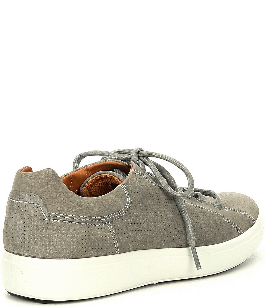ECCO Men's Soft 7 Street Lace-Up Perforated Sneakers