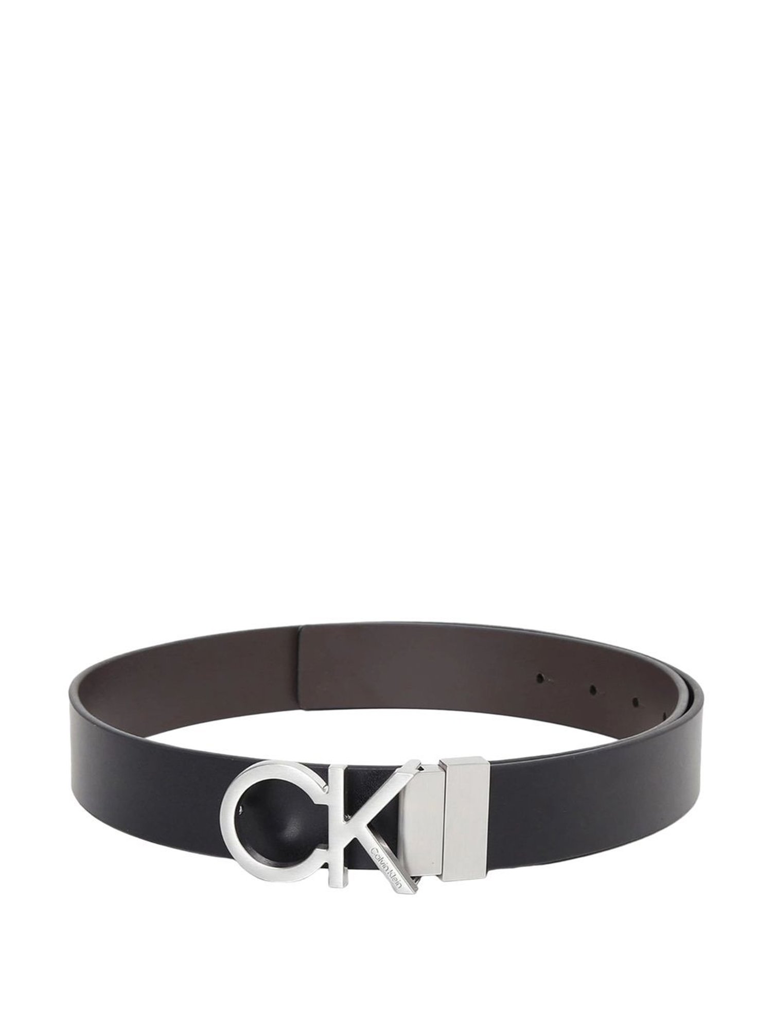 CALVIN KLEIN Black Leather Belt