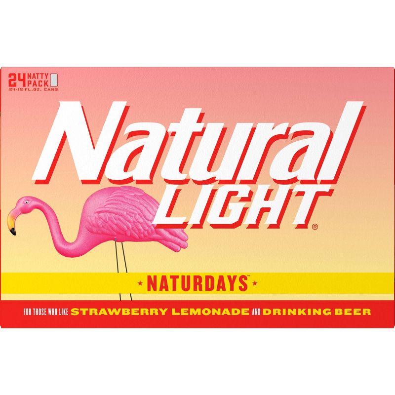 Natural Light Naturdays Lager Beer - 24pk/12 fl oz Cans
