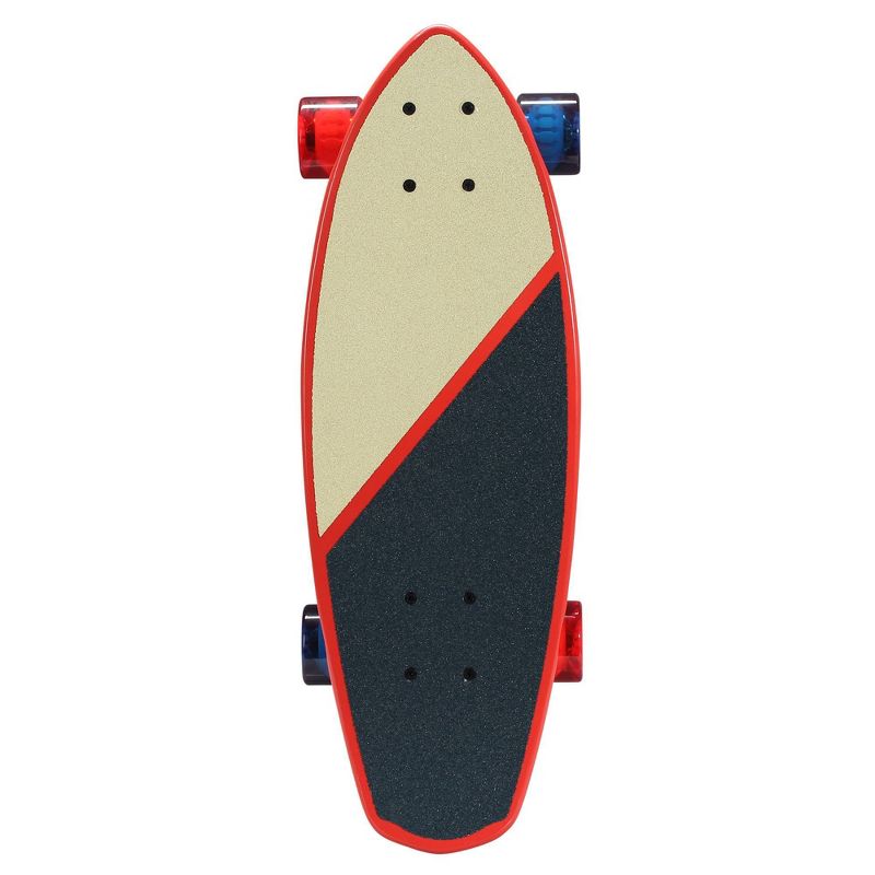 Kryptonics 23" Mini Fat Born Free Cruiser Board - White/Red/Blue